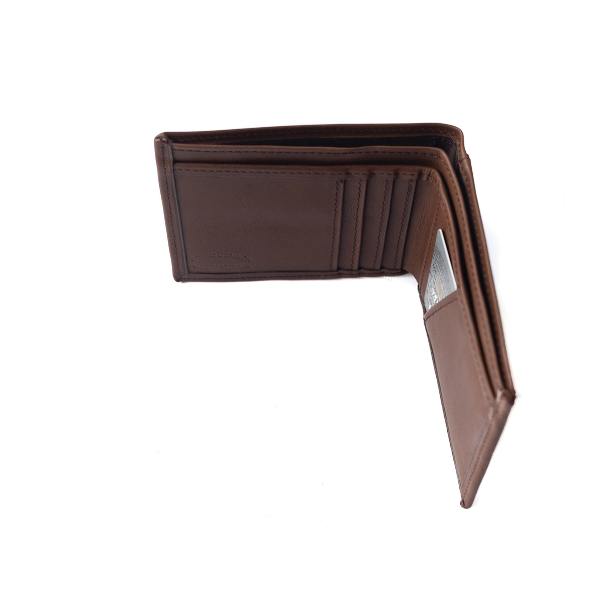 Billetera Studebaker Euro Cuero Marron - Imagen 5