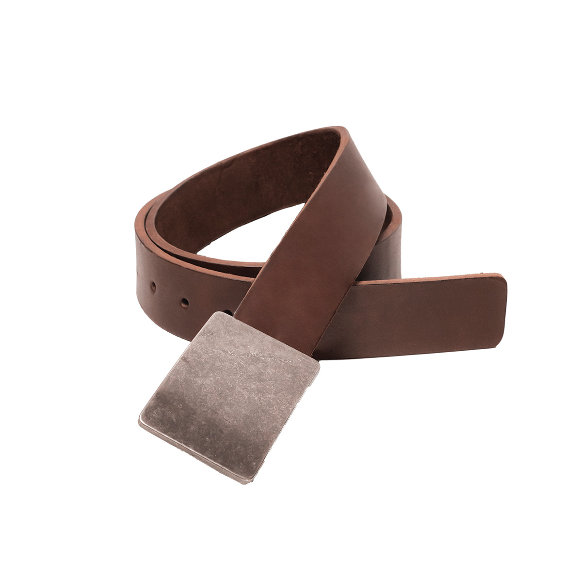 Cinturon Studebaker Chapon Cuero Marron - Imagen 2