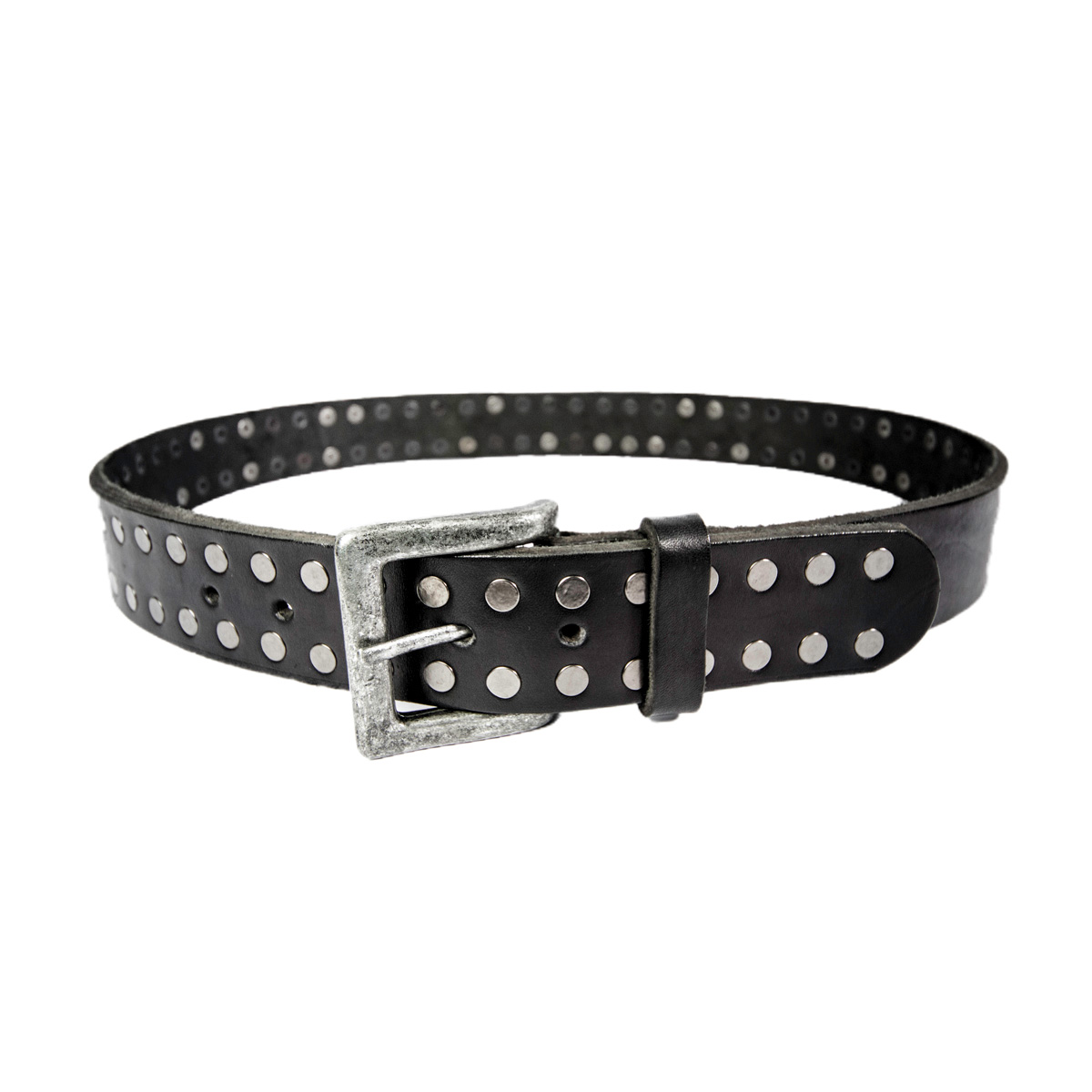 Cinturon Studebaker Race Cuero Negro - Imagen 3