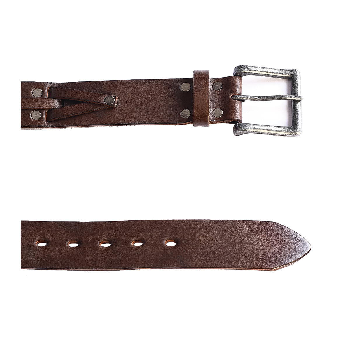 Cinturon Studebaker Thunder Cuero Marron - Imagen 5