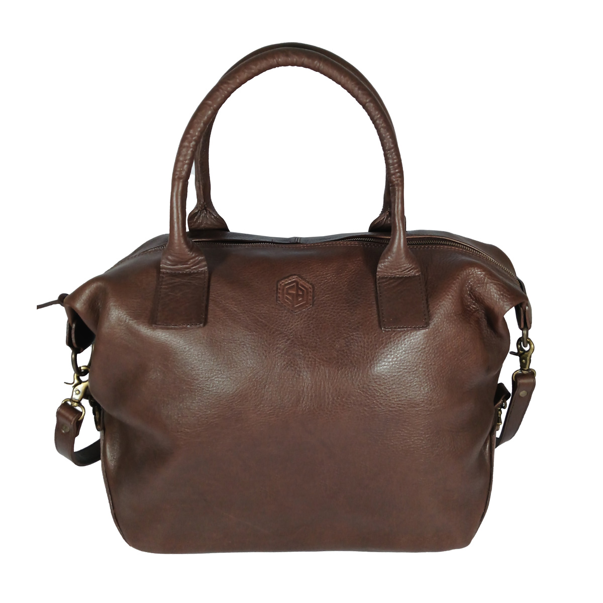 Bolso Studebaker Traveler Cuero Marron