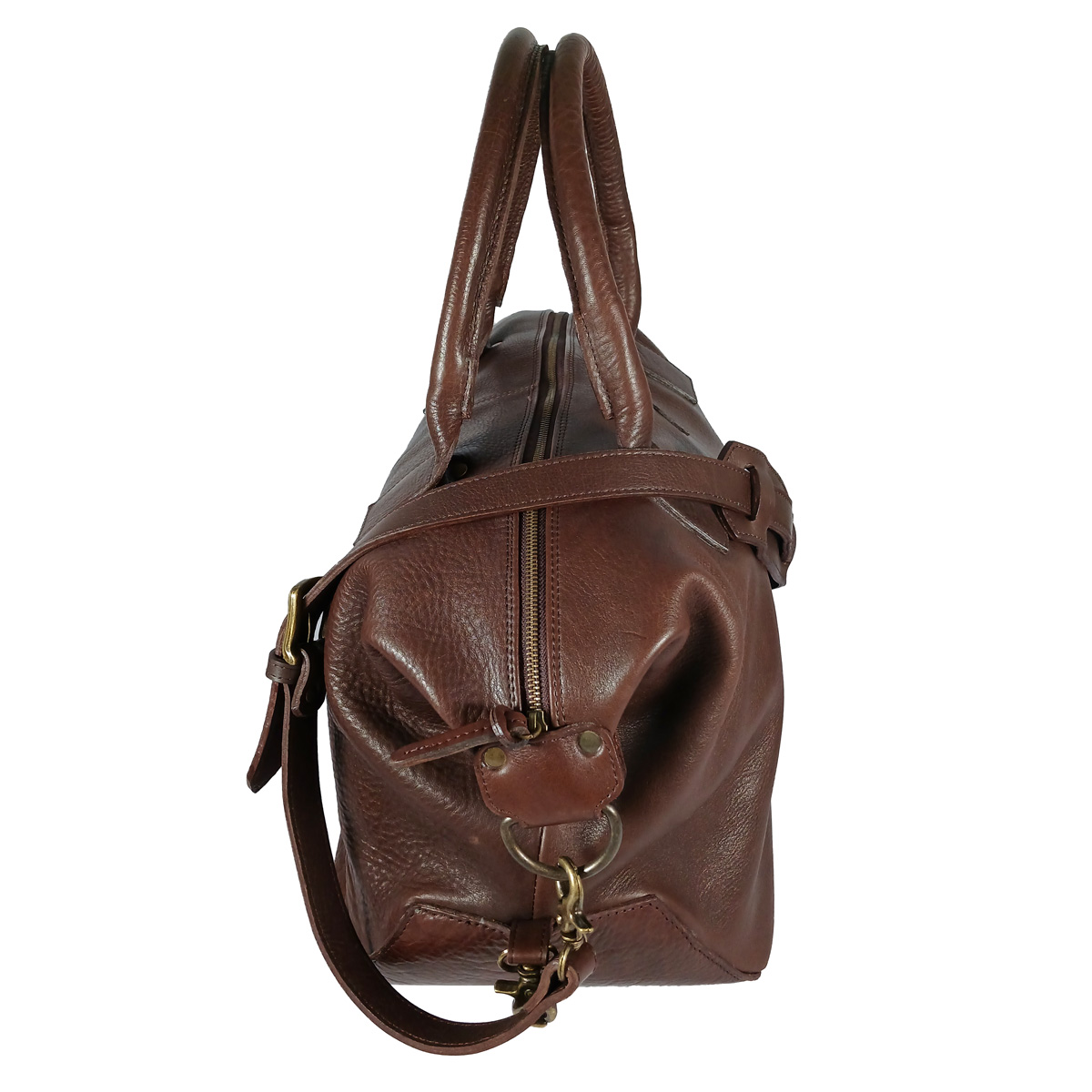 Bolso Studebaker Traveler Cuero Marron - Imagen 3