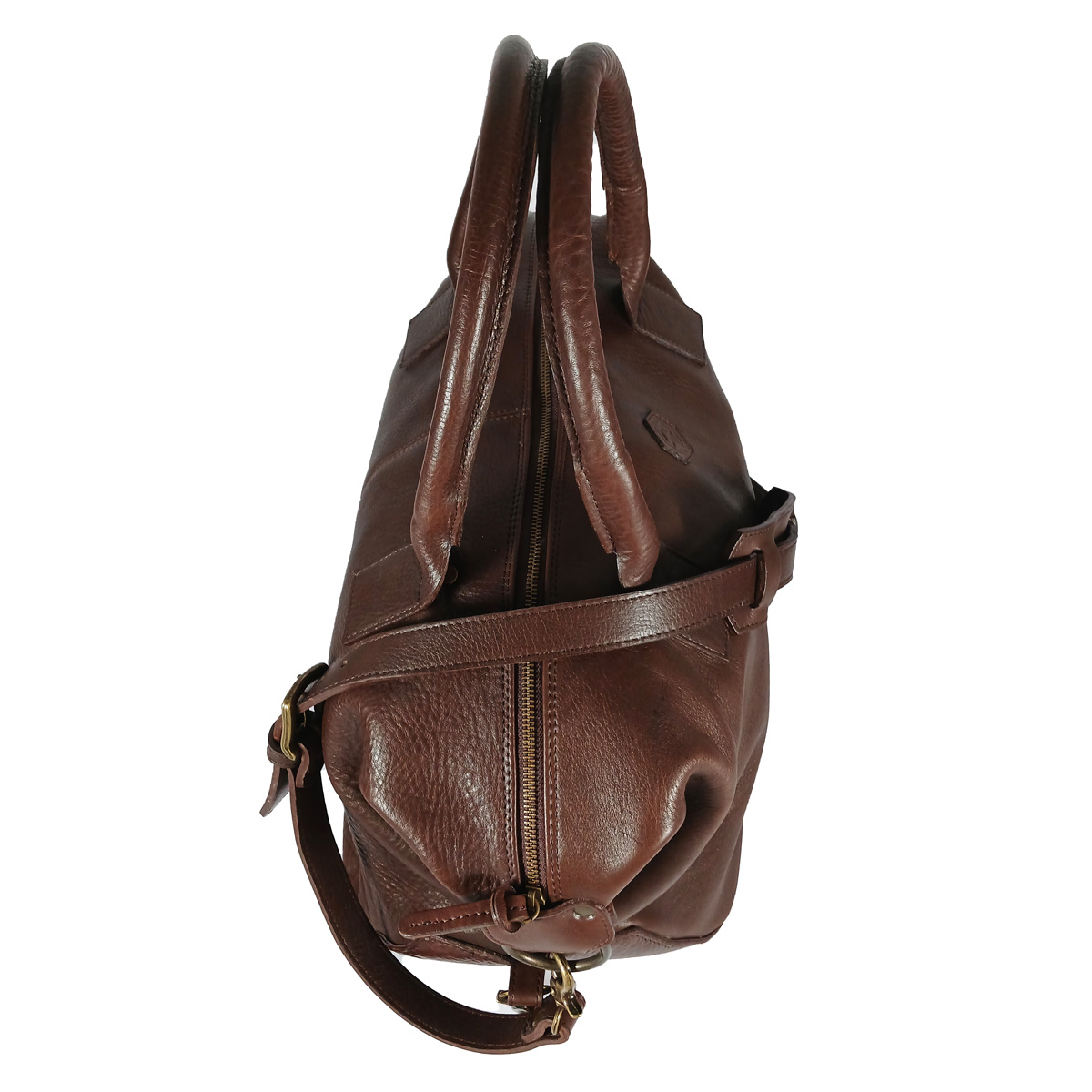 Bolso Studebaker Traveler Cuero Marron - Imagen 4