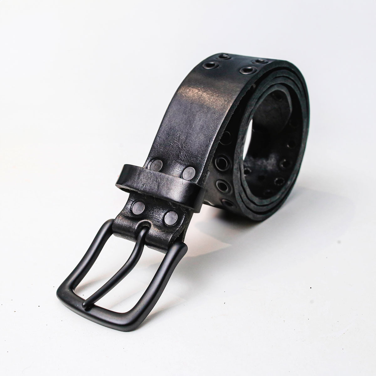 Cinturon Studebaker Magnum Cuero Vacuno Negro - Imagen 2