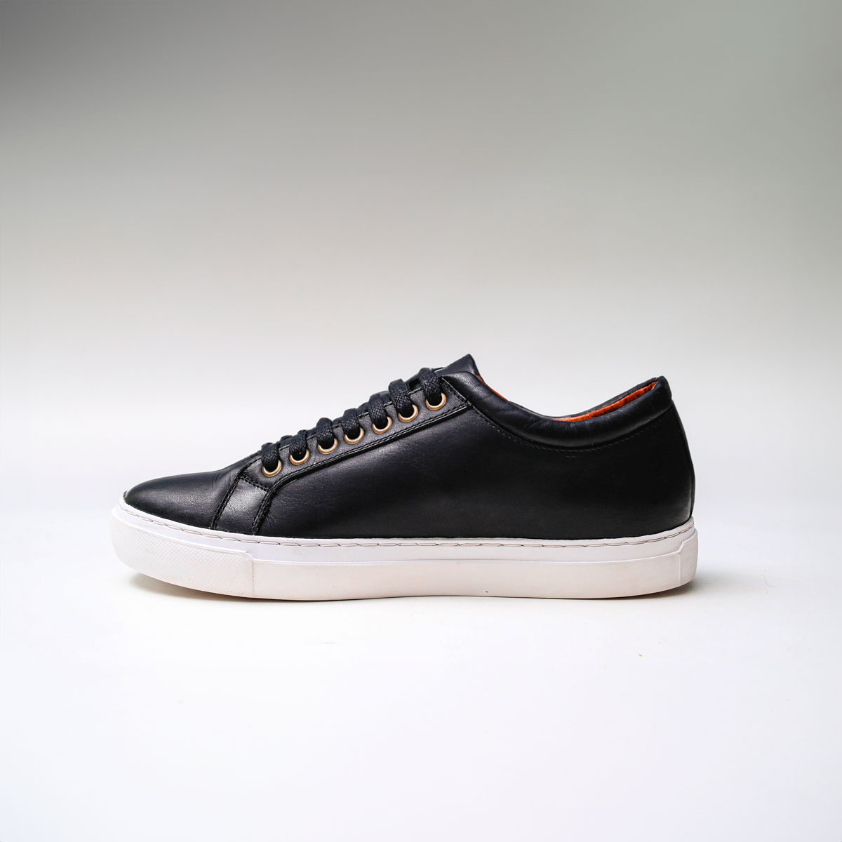Zapatillas Studebaker Goose Cuero Negro - Imagen 2