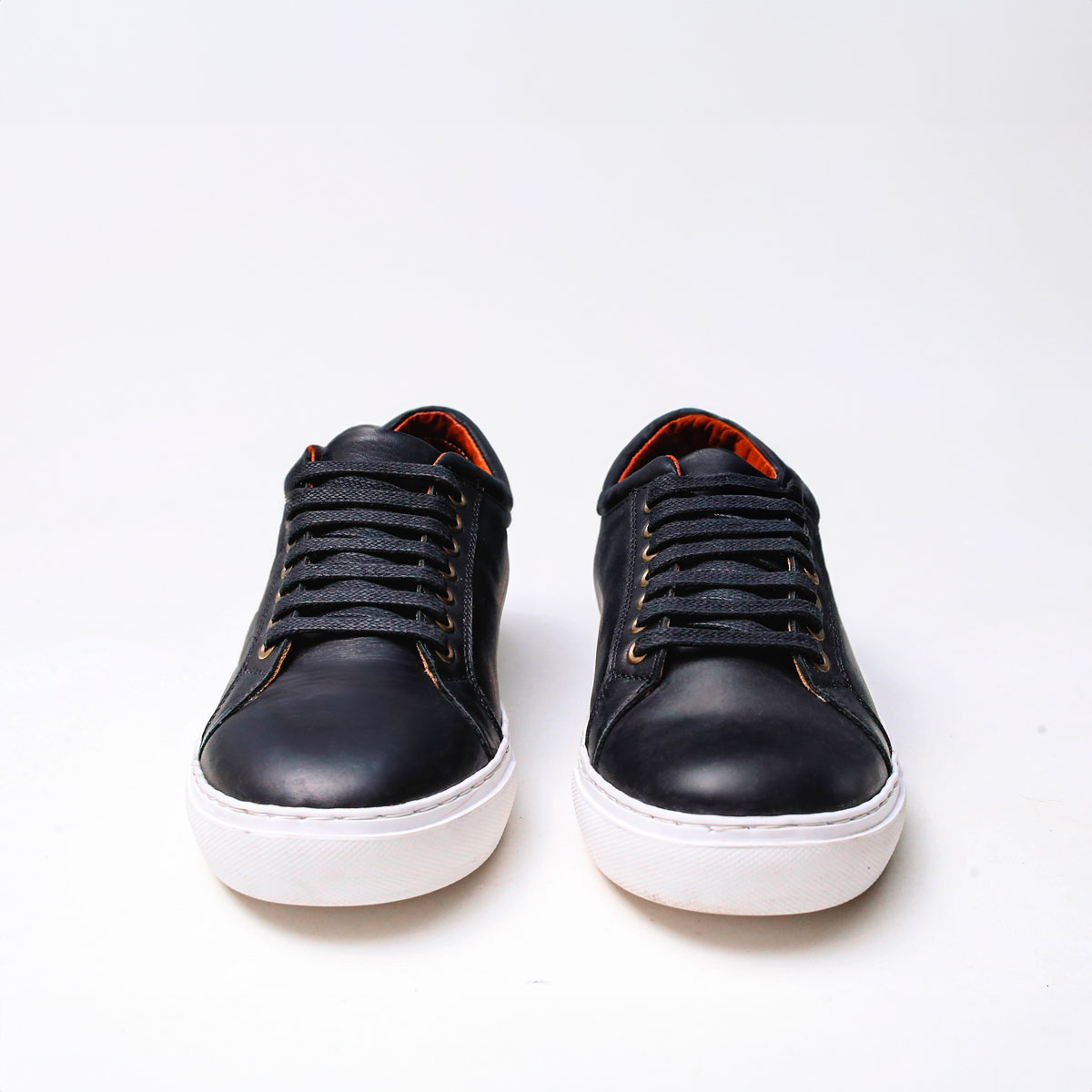 Zapatillas Studebaker Goose Cuero Negro - Imagen 5