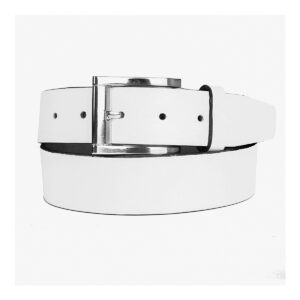 Cinturon Studebaker Boss Cuero Blanco