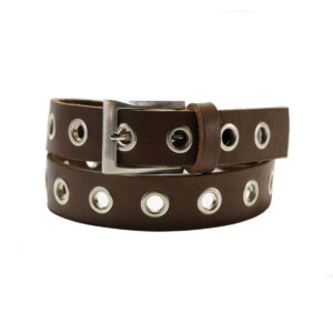 Cinturon Studebaker Ojal Cuero Marron
