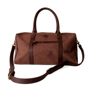 Bolso Viaje Lona/cuero Premiun Choco Unisex Stududebaker