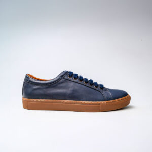 Zapatillas Studebaker Goose Cuero Azul